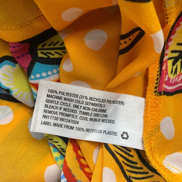 NWT Tabitha Brown x Target Orange Floral Print Long Duster Size XS Kimono Dress - Picture 14 of 15